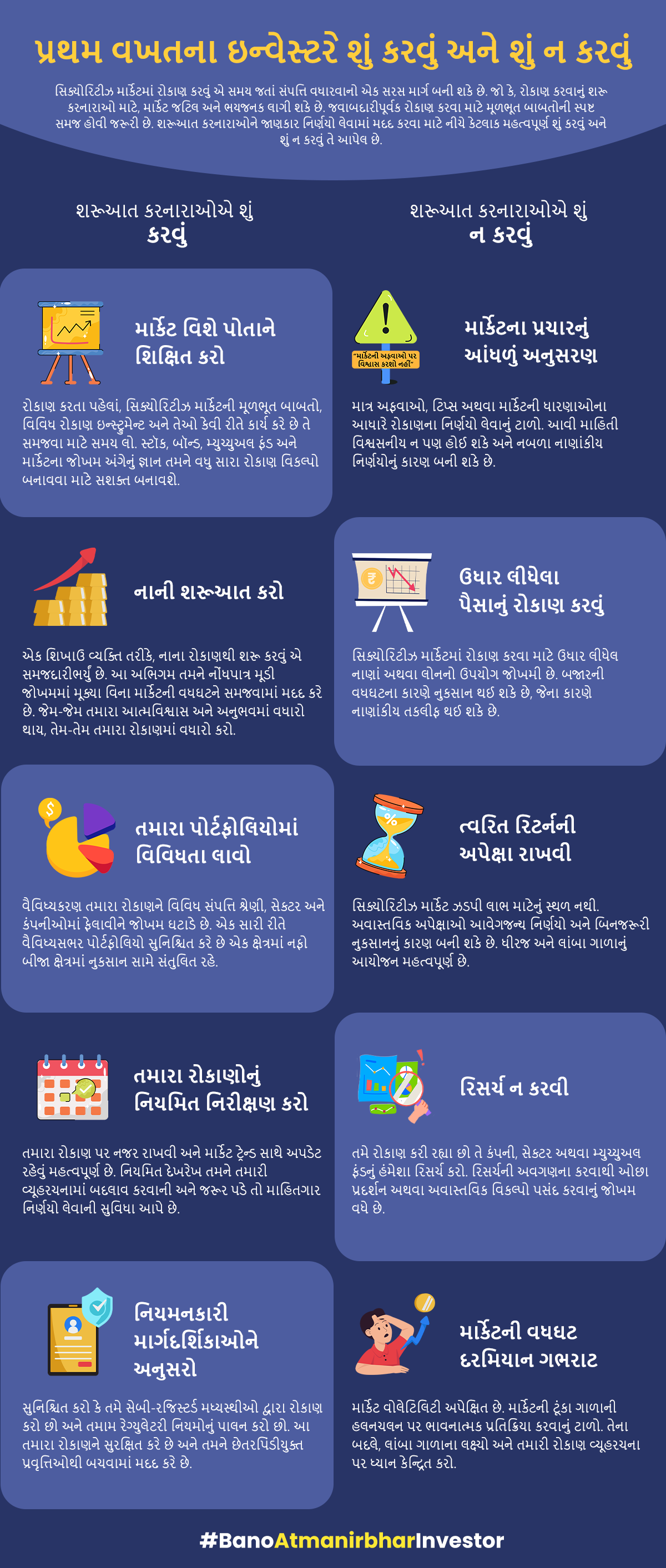Investor Do'S And Don'Ts Guidelines